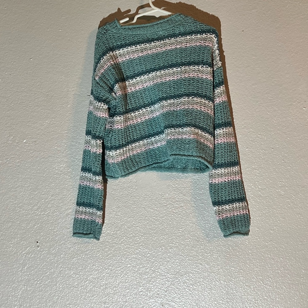 Little girls striped sweater
